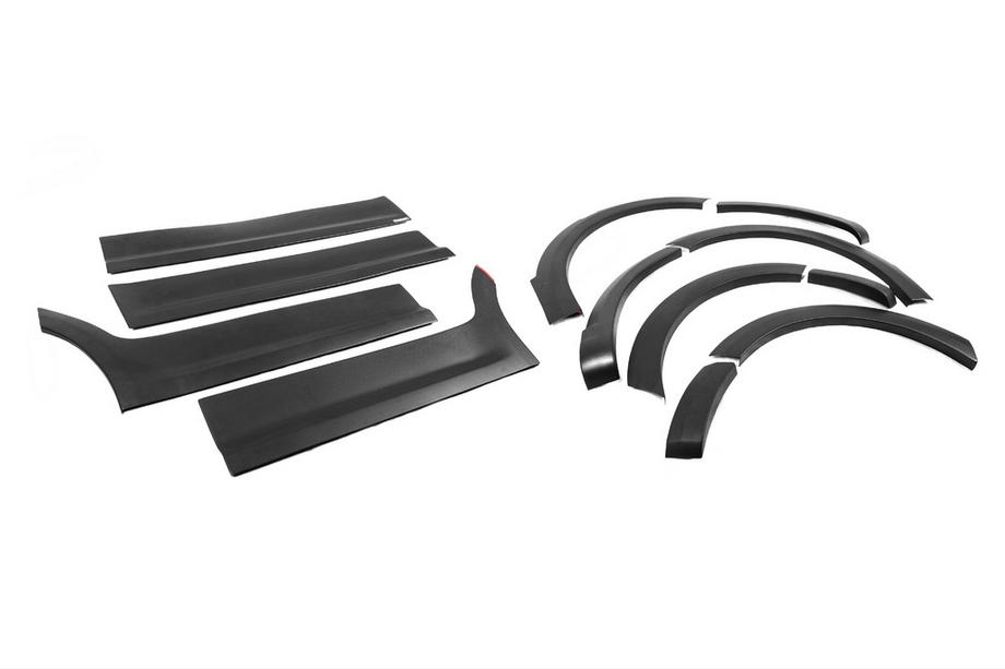 Volkswagen Caddy 2010-2015 Kit de moulures et élargisseurs d'ailes Empattement Long Photo 5