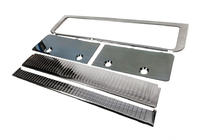 Toyota Land Cruiser 200 2007-2021 Kit d'inserts (aluminium foncé brossé) photo 6