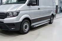 Volkswagen Crafter 2016- Marchepieds latéraux Allmond Grey (2 pcs, aluminium) Long/ExtraLong photo 1