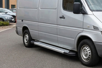 Volkswagen LT 1995-2006 Marchepieds Latéraux New Vision Grey (2 pcs, Aluminium) photo 1