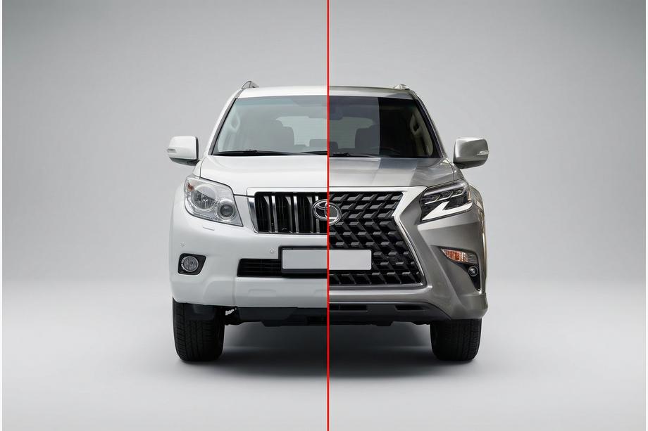 Toyota Land Cruiser Prado 150 2009-2023 Kit restylage vers Lexus GX460 2020 Image
