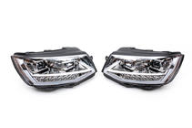 Volkswagen T6 2015-2024 Phares avant avec feux de jour LED 2015-2019 (Argent, 2 pcs) photo 2