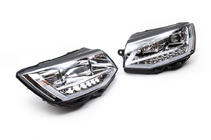 Volkswagen T6 2015-2024 Phares avant avec feux de jour LED 2015-2019 (Argent, 2 pcs) photo 3
