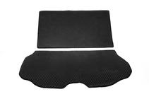 Volvo XC70 2007-2013 Tapis de coffre 2 pièces (EVA, noir) photo 3