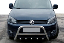 Volkswagen Caddy 2015-2020 Pare-buffle WT003-4 (Inox) photo 1