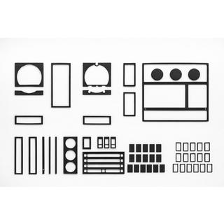 Habillages de tableau de bord 1995-1999 (aspect aluminium) MAN F2000 1994-2001 photo 1
