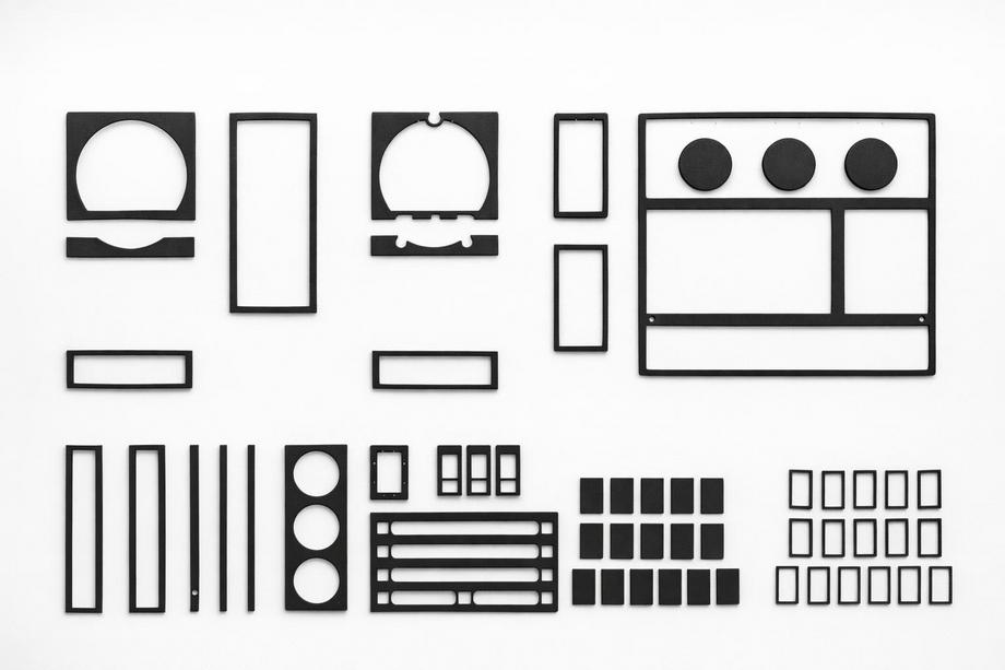 MAN F2000 1994-2001 Habillages de tableau de bord 1995-1999 (aspect aluminium) Image