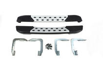 Mercedes Sprinter W906 2006–2018 Marchepieds Latéraux DOT-Line derrière la roue (2 pcs, Aluminium) Longue photo 1