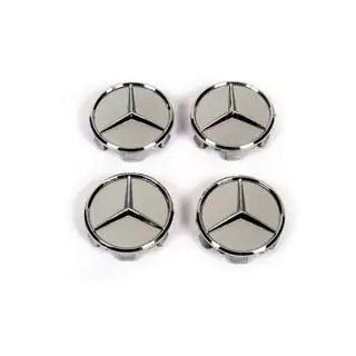 Caches moyeux 75/71 mm sans anneau (4 pcs, gris) photo 1