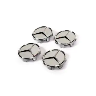 Caches moyeux 75/71 mm sans anneau (4 pcs, gris) photo 3
