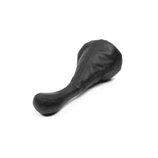 Soufflet de levier de vitesse universel avec pommeau (noir, cuir) photo 3