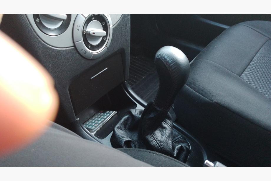 Soufflet de levier de vitesse universel avec pommeau (noir, cuir) Photo 5