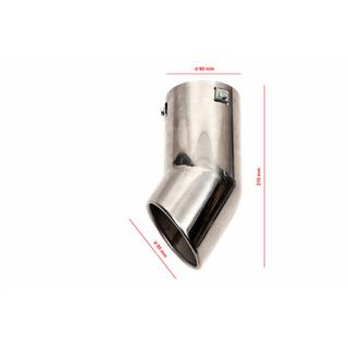 Embout d'Échappement Inox Toyota Land Cruiser Prado 150 2009-2023 photo 4