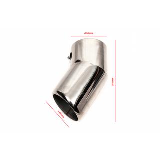 Embout d'Échappement Inox Toyota Land Cruiser 200 2007-2021 photo 1