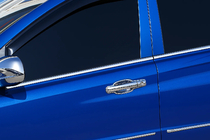 SsangYong Action 2005-2018 Moulures de vitres chromées PickUp (4 pcs, inox) photo 1