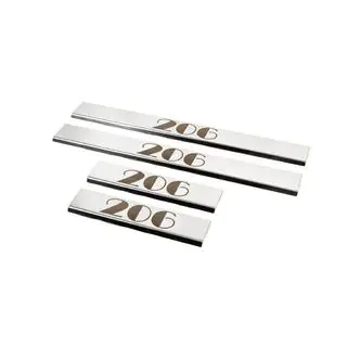 Seuils de porte Carmos (4 pcs, inox)