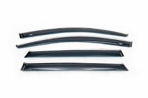 Skoda Superb 2009-2015 Déflecteurs de vitres avec moulure chromée SW (4 pcs, HIC) photo 4
