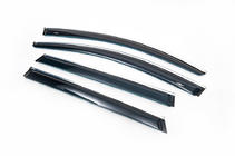 Skoda Superb 2009-2015 Déflecteurs de vitres avec moulure chromée SW (4 pcs, HIC) photo 6