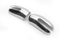 Mercedes ML W163 1997-2005 Couvre-Rétroviseurs (2 pcs, Acier Inoxydable) photo 5