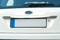 Ford Fiesta 2002-2008 Baguette chromée au-dessus de la plaque d'immatriculation (inox) Carmos - Acier Inoxydable Turc photo 4