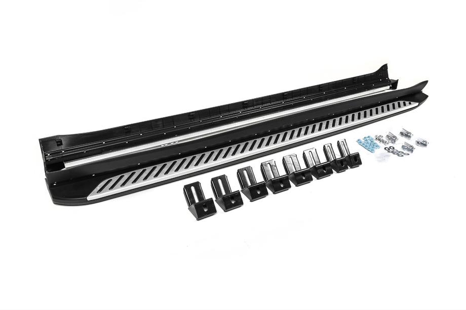 Kia Sorento IV MQ4 2020- Marchepieds lateraux OEM V1 (2 pcs, aluminium + plastique) Photo 1
