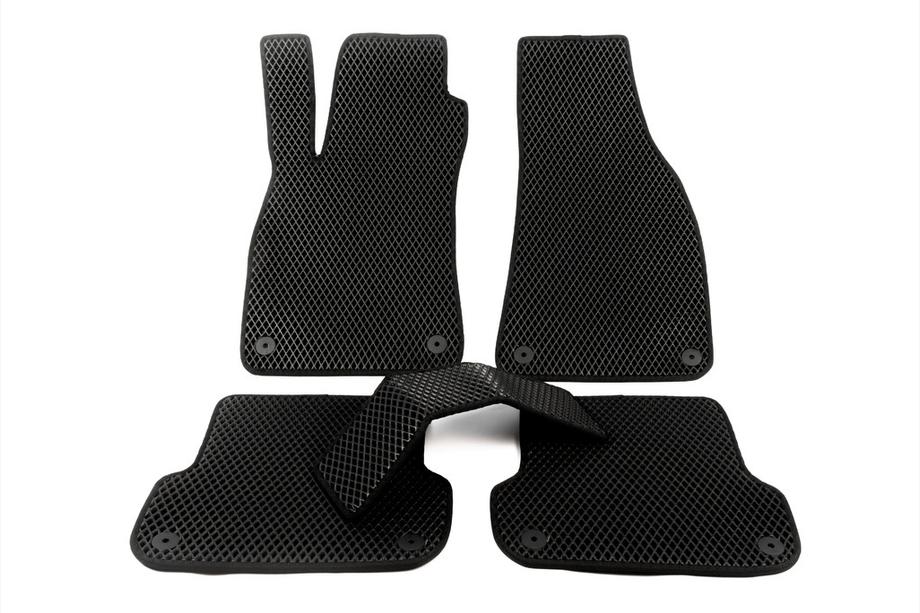 Audi A4 B7 2004-2008 Tapis de sol EVA (noirs) Image