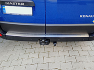 Opel Movano 2010-2021 Protection de pare-chocs arrière inox photo 9