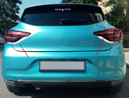Renault Clio V 2019- Caches Feux Arrière Chromés (2 pcs, Acier Inoxydable) photo 1