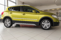 Suzuki SX4 S-Cross 2013-2016 Moulures de portes inox (4 pièces) photo 1