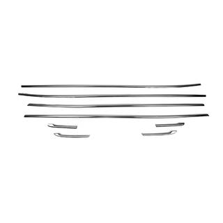 Jeu de baguettes de bas de porte (8 pcs, inox) photo 2