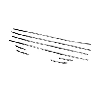 Jeu de baguettes de bas de porte (8 pcs, inox) Toyota Corolla 2019- photo 3