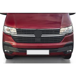 Encadrement supérieur de calandre 2019+ (1 pc, inox) Volkswagen T6 2015-2024 photo 1