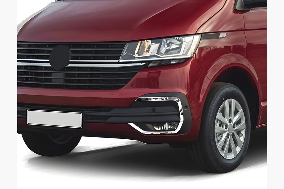 Volkswagen T6 2015-2024 Caches antibrouillards 2019+ (4 pcs, inox) Image