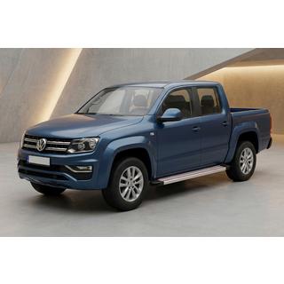 Marchepieds Latéraux Maya Rouge-Gris (2 pcs, Aluminium) Volkswagen Amarok 2010-2022 photo 1