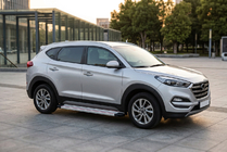 Hyundai Tucson TL 2016-2021 Marchepieds Latéraux Maya Rouge-Gris (2 pcs, Aluminium) photo 1