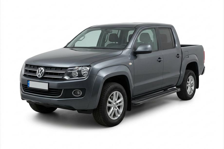 Volkswagen Amarok 2010-2022 Marchepieds Latéraux Maya V1 Noir (2 pcs, Aluminium) Image