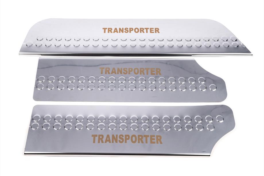 Volkswagen T4 Transporter 1990-2003 Seuils de porte intérieurs type-4 (acier inoxydable) Lot de 4 Photo 5
