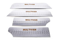 Volkswagen T4 Caravelle/Multivan 1990–2003 Seuils de porte intérieurs type-4 (acier inoxydable) photo 8