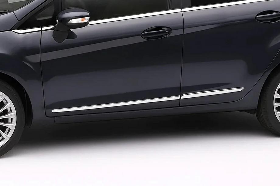 Ford Fiesta 2017- Moulures de Portes Chromées (4 pcs, Inox) Image