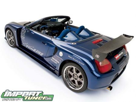 Toyota tuning sur lexemple de Toyota MR-S dApexi USA