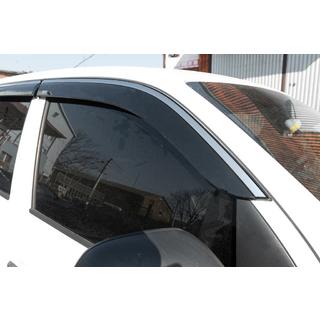 Déflecteurs de vitres avec moulure chromée (4 pcs, Niken) photo 4