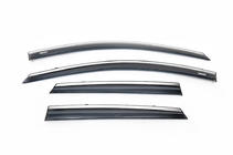 Toyota Auris 2012-2018 Déflecteurs de Vitres avec Moulure Chromée Niken (2012-2015, HB/SW, 4 pcs) photo 2