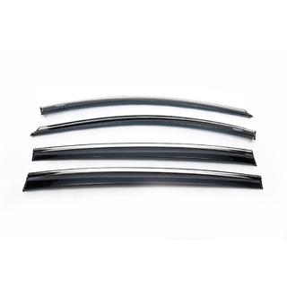 Déflecteurs de Vitres avec Moulure Chromée HB (4 pcs, Niken) Renault Megane III 2009-2016 photo 2