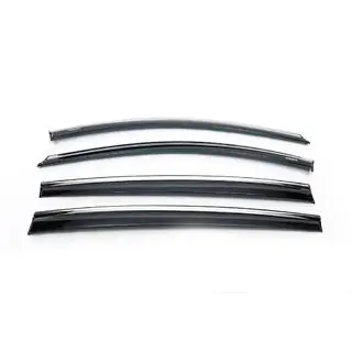 Déflecteurs de Vitres avec Moulure Chromée HB (4 pcs, Niken) photo 2