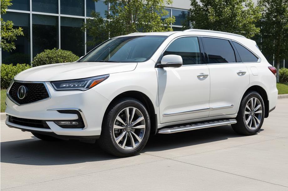 Acura MDX 2013-2020 Marchepieds Latéraux Maydos V1 (2 pcs, Aluminium & Inox) Image