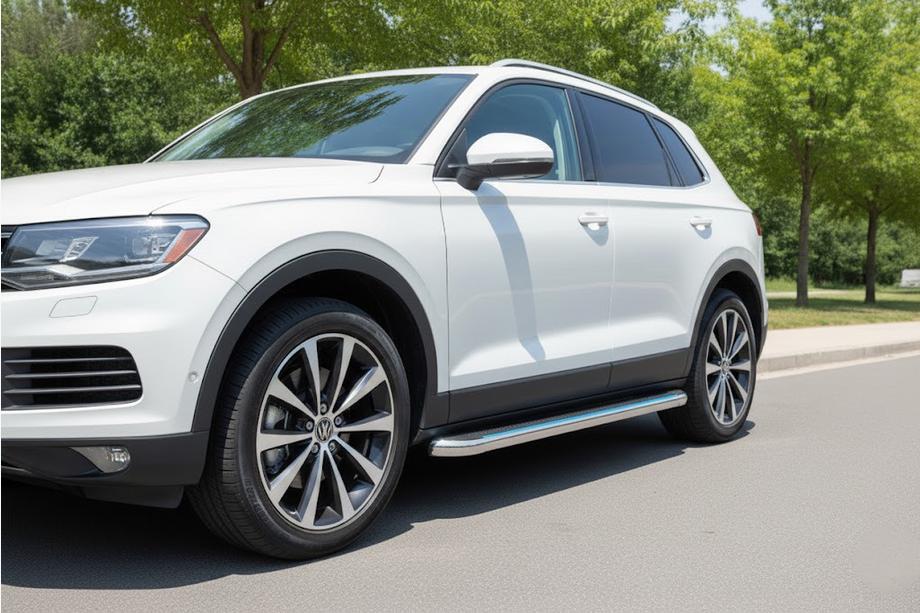 Acura MDX 2013-2020 Marchepieds Latéraux Maydos V2 (2 pcs, Aluminium & Inox) Image