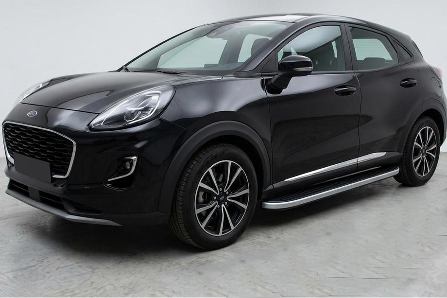 Ford Puma 2019- Marchepieds Latéraux Tayga Grey (2 pcs, Aluminium) Image