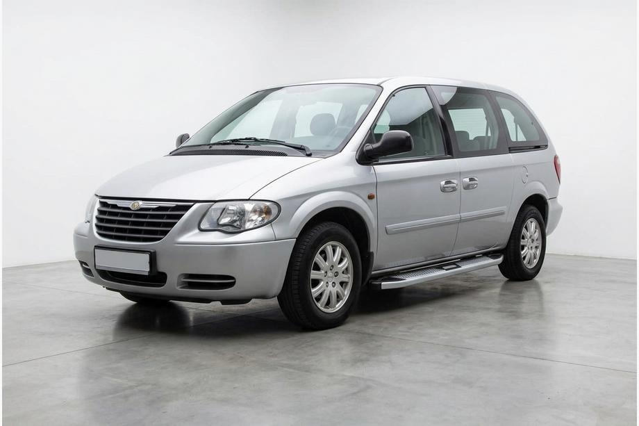 Chrysler Voyager 2001-2007 Marchepieds Latéraux Mevsim Grey (2 pcs, Aluminium) Image