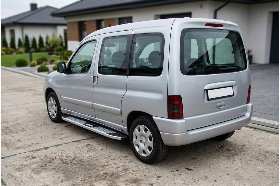 Citroen Berlingo 1996-2008 Marchepieds Latéraux Mevsim Grey (2 pcs, Aluminium) Image