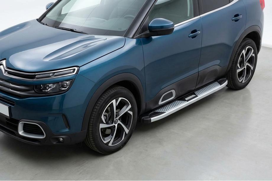 Citroen C5 Aircross 2017-2025 Marchepieds Latéraux Mevsim Grey (2 pcs, Aluminium) Image